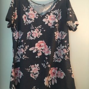 Floral shirt/tunic